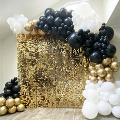 Lofaris Bling Shimmer Photo Backdrop Easy Set For Graduation Birthday