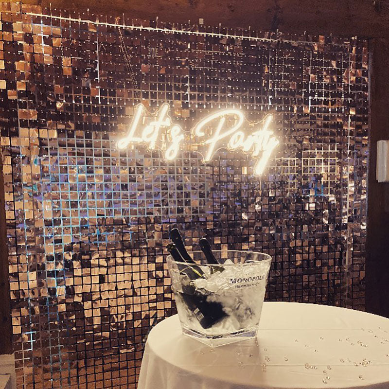 Lofaris Shimmer Photo Backdrop Panels Favor For Baby Shower Wedding