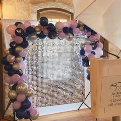 Lofaris Square Shimmer Wall Decoration Favor For House Party Event