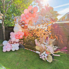 Lofaris Square Shimmer Wall Decoration Favor For House Party Event