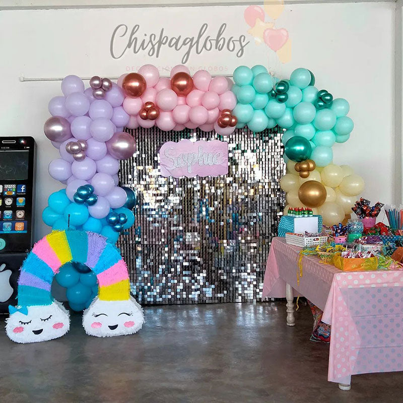 Lofaris Shimmer Sequin Wall Panels Favor For Bridal Shower Wedding