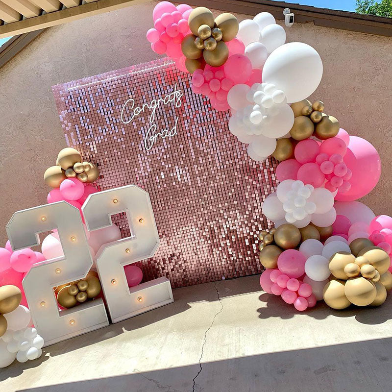 Lofaris Sequin Square Backdrop Queen Of The Party Favor House Decor