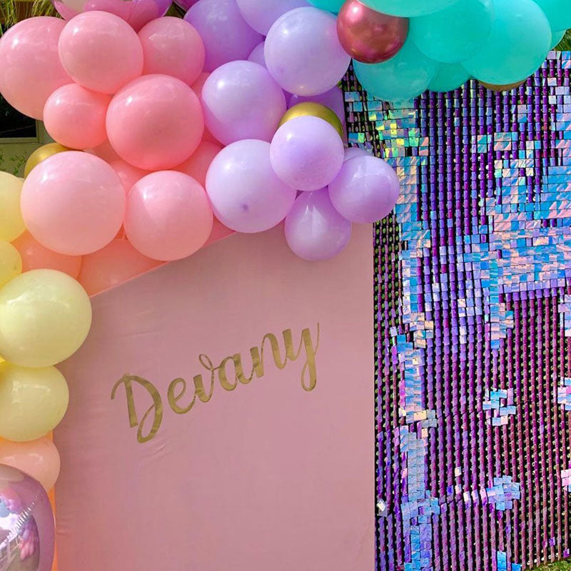 Lofaris Sequin Square Backdrop Queen Of The Party Favor House Decor