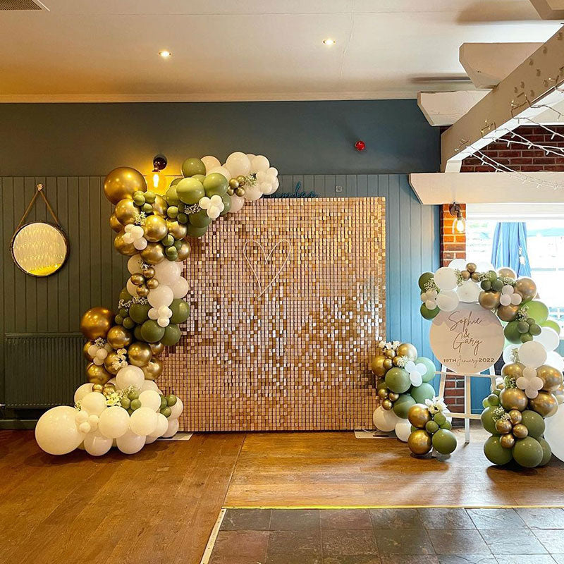 Lofaris Shimmer Mirror Sequin Tile Panel Best For Baby Shower Brithday