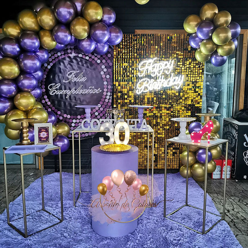 Lofaris Shimmer Wall Panels DIY Sequin Backdrop For Birthday