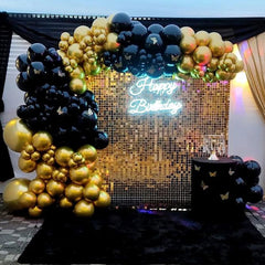 Lofaris Photo Booth Sequin Backdrop Easy Set For Bling Party