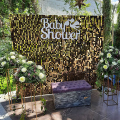 Lofaris Photo Booth Sequin Backdrop Easy Set For Bling Party