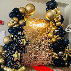 Lofaris DIY Sequin Backdrop Easy Set Bling Party Favor For Photo Booth