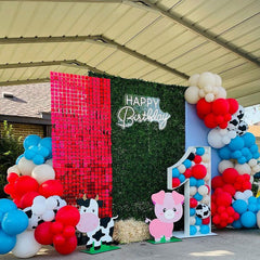 Lofaris DIY Sequin Backdrop Easy Set Bling Party Favor For Photo Booth