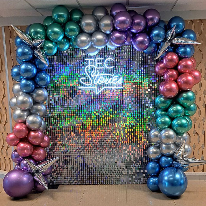 Lofaris Shimmer Wall Backdrop Panels Sequin Easy Set Excellent Party Favor For Bridal Shower