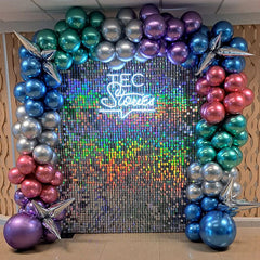 Lofaris Shimmer Wall Backdrop Panels Sequin Easy Set Excellent Party Favor For Bridal Shower