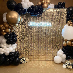 Lofaris Shimmer Wall Backdrop Panels Sequin Easy Set Excellent Party Favor For Graduation