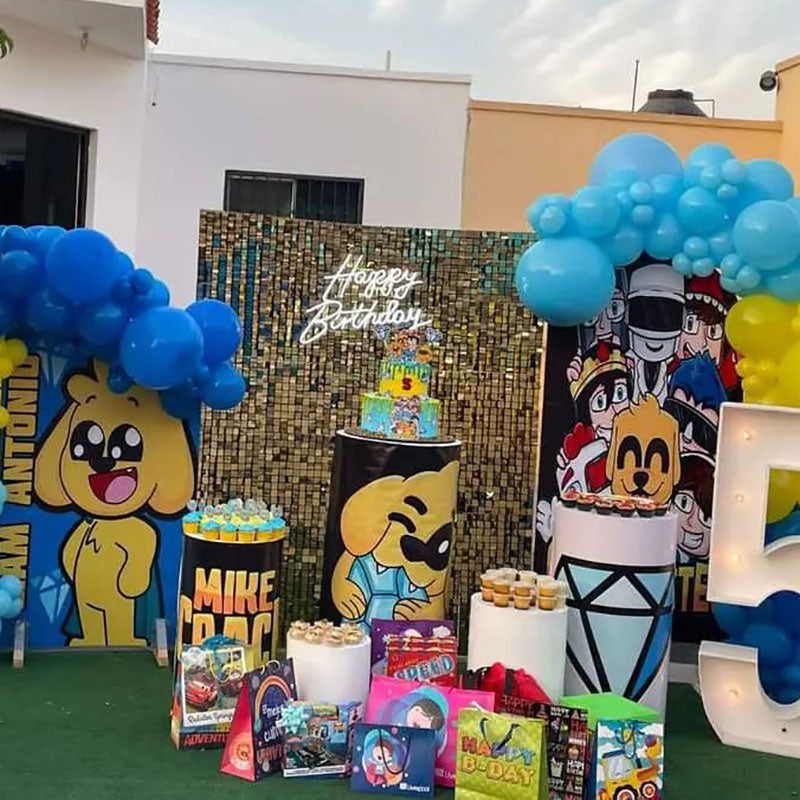 Lofaris Shimmer Backdrop Sequin Wall Panel For Birthday Party Supplies