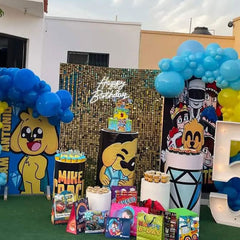 Lofaris Shimmer Backdrop Sequin Wall Panel For Birthday Party Supplies