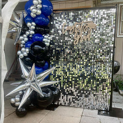 Lofaris Shimmer Wall Panels Awesome Glitter Backdrop for Wedding Event Party