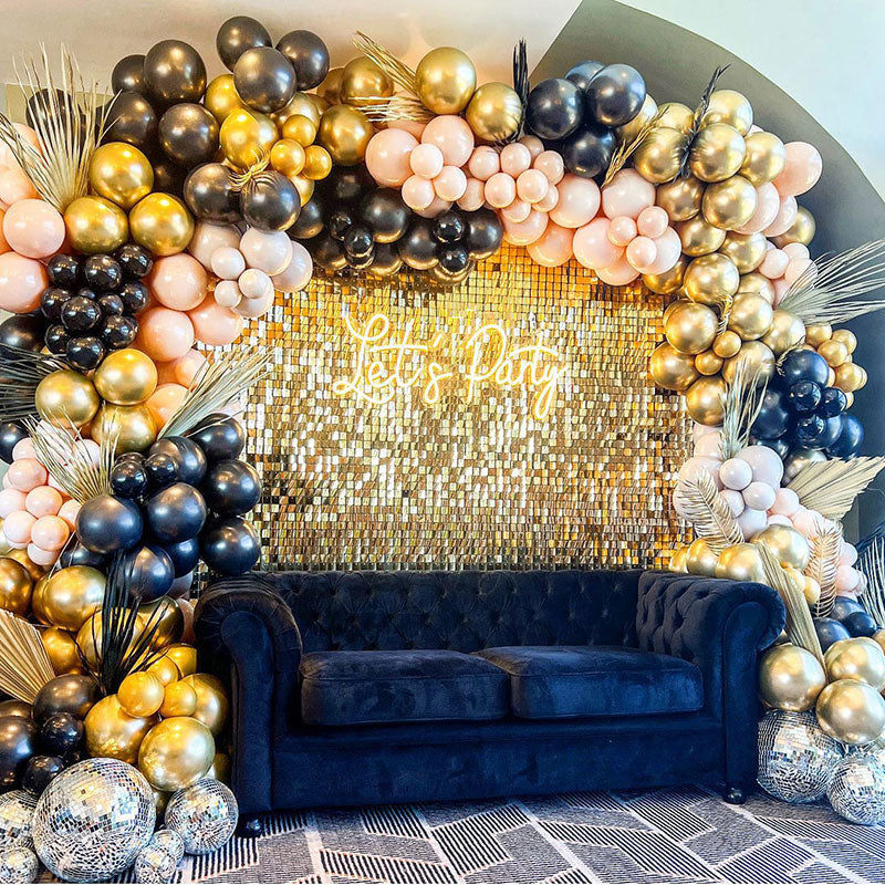 Lofaris Shimmer Mirror Sequin Tile Panel Party For Baby Shower Wedding