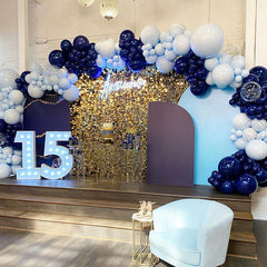 Lofaris Shimmer Mirror Sequin Tile Panel Party For Baby Shower Wedding