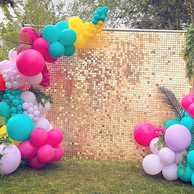 Lofaris Shimmer Wall Panels Sequin Backdrop Decor For Wedding Anniversary