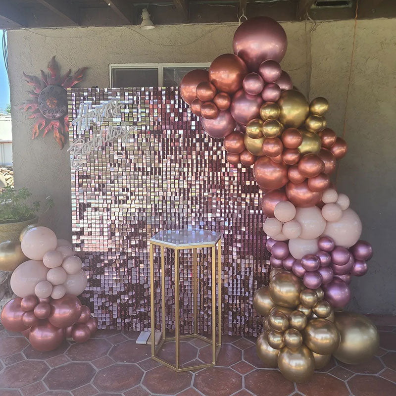 Lofaris Shimmer Wall Panels Sequins Backdrop For Events Home Decoration