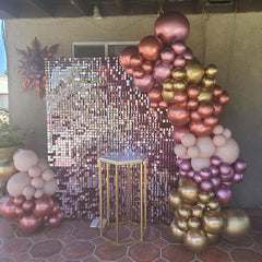 Lofaris Shimmer Wall Panels Sequins Backdrop For Events Home Decoration