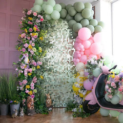 Lofaris Shimmer Wall Panels Backdrop Decoration Party Favor For Event