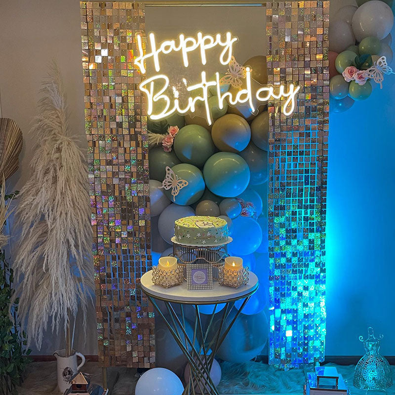 Lofaris Shimmer Wall Panels Backdrop Decoration Party Favor For Event