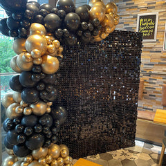 Lofaris Shimmer Wall Panels Backdrop for Prom Birthday Baby Shower Dance Party Favors