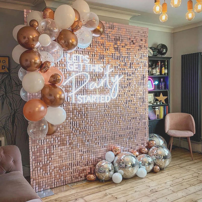 Lofaris Sequin Backdrop Square Panels For Wedding Events Advertising Sign