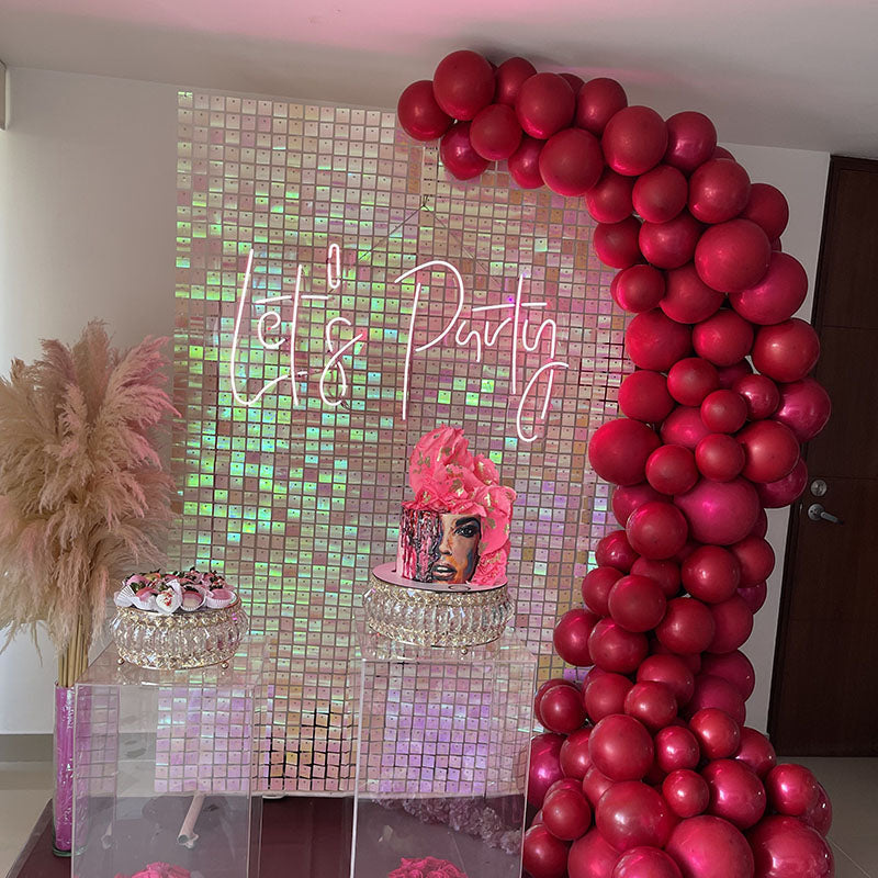 Lofaris Sequin Backdrop Square Panels For Wedding Events Advertising Sign