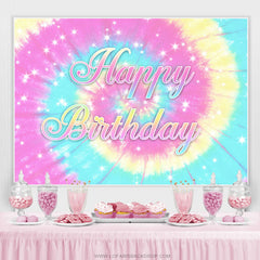 Lofaris Shiny Graffiti Themed Lovely Happy Birthday Backdrop