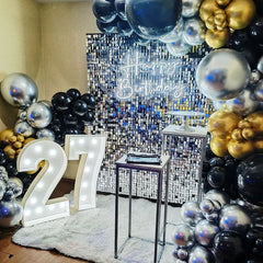 Lofaris Shiny Party Shimmer Wall Backdrop Panels Favor Best For House Decoration Birthday