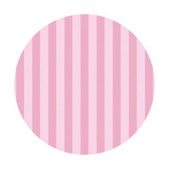 Lofaris Simple Custom Circle Pink Girls Baby Shower Backdrop