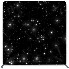 Lofaris Simple Glitter Star Double-Sided Backdrop for Birthday