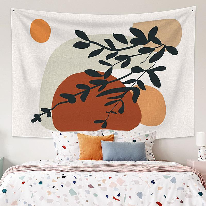 Lofaris Simple Scenery Moon Still Life Family Wall Tapestry