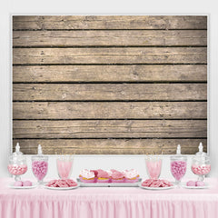 Lofaris Simple Wooden Floor Party Backdrop for Men