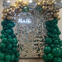 Lofaris Silver Shimmer Wall Panels Decorations For Birthday Party