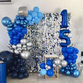 Lofaris Silver Shimmer Wall Panels Decorations For Birthday Party