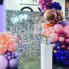 Lofaris Silver Shimmer Wall Panels For Birthday Party Decorations