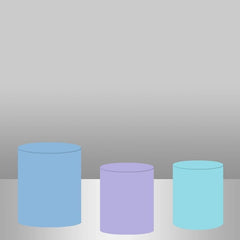 Lofaris Solid Blue And Purple Backdrop Cake Table Cover Kit