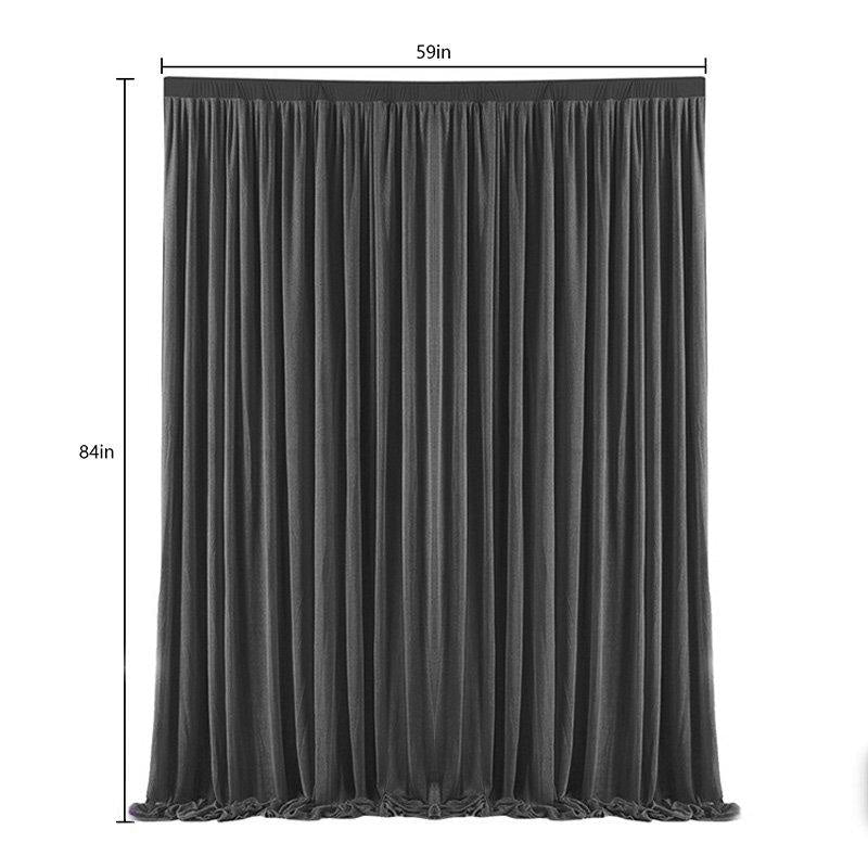Lofaris Solid Elegant Tulle Backdrop Wedding Arch Drapes