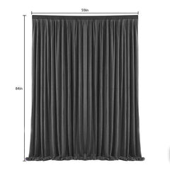 Lofaris Solid Elegant Tulle Backdrop Wedding Arch Drapes
