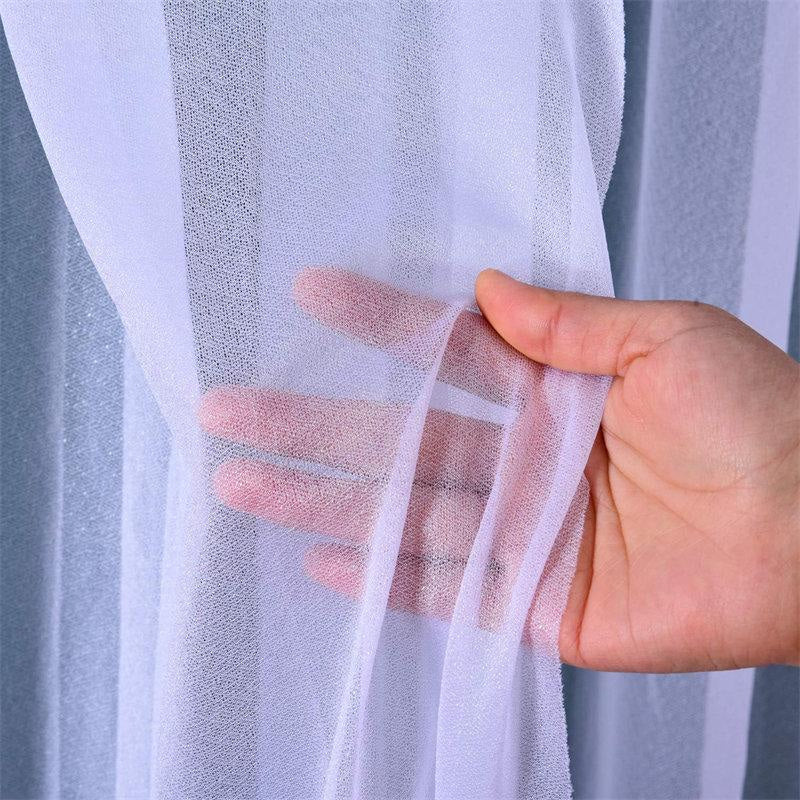 Lofaris Solid Elegant Tulle Backdrop Wedding Arch Drapes