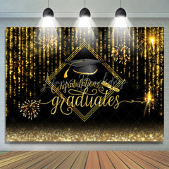 Lofaris Spark Bokeh Congratutaions Graduates Backdrop