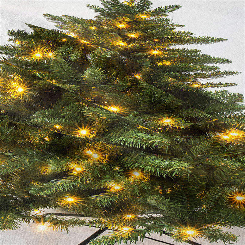 Lofaris Sparkle Green Christmas Tree Family Wall Tapestry