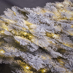 Lofaris Sparkle Snowy Christmas Tree Tapestry Wall Hanging