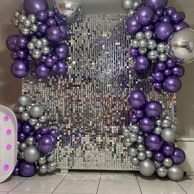 Lofaris Square Sequin Panels For Shimmer Wall Backdrop Decoration