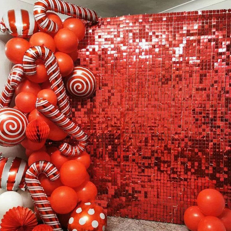 Lofaris Square Sequin Panels For Shimmer Wall Backdrop Decoration