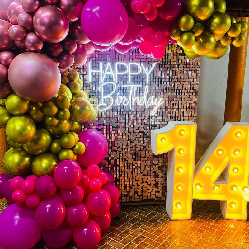 Lofaris Square Sequin Shimmer Wall Backdrop Panels For Party Decor Birthday