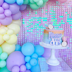 Lofaris Square DIY Sequin Backdrop Shimmer Wal Panels For Party Decor