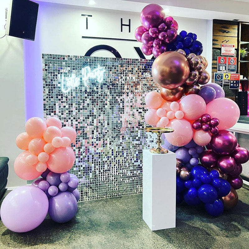 Lofaris Square Shimmer Wall Panels For Birthday Wedding Graduation